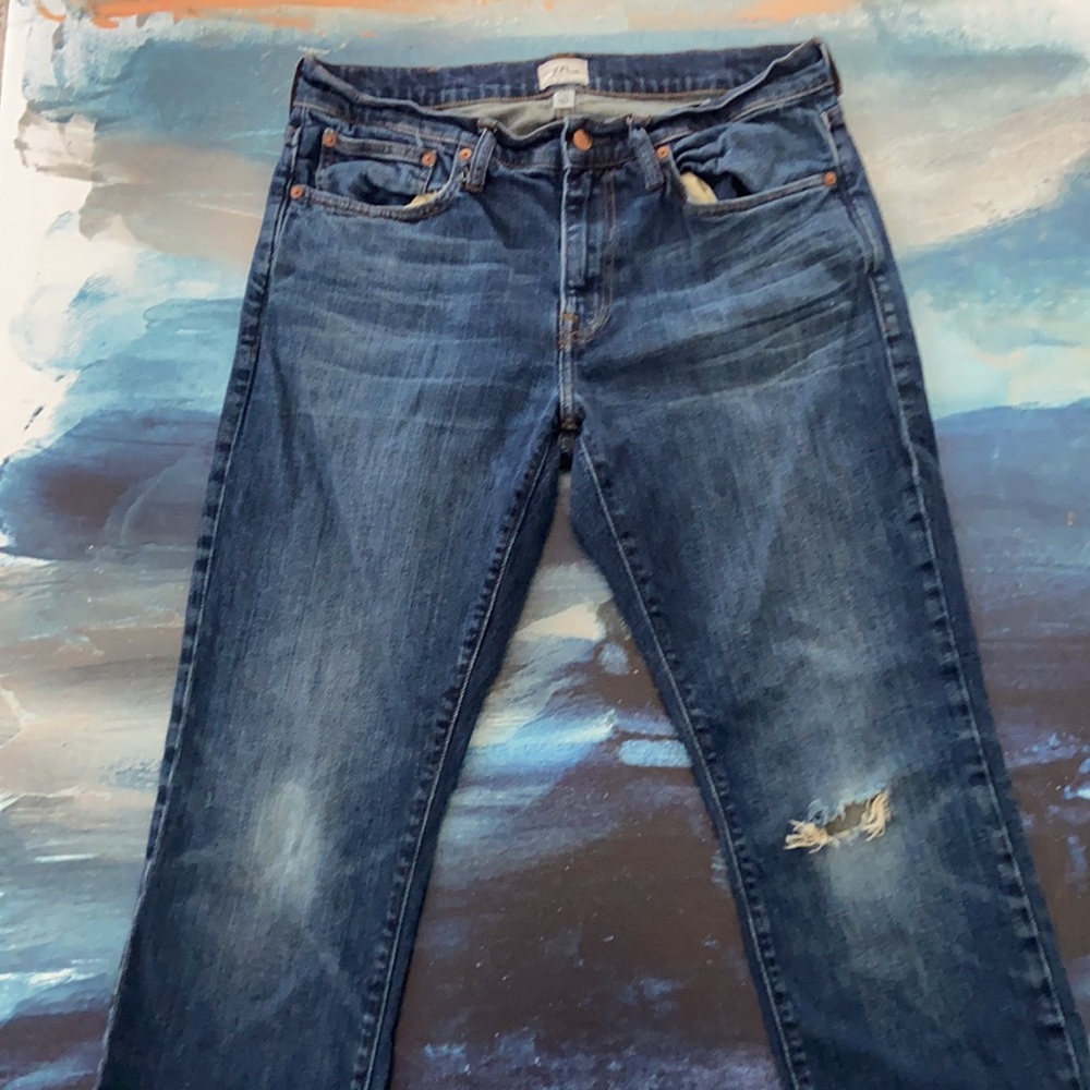 🔥EC🔥J.Crew KURABO Premium JapaneseFabric SlimFit Jeans